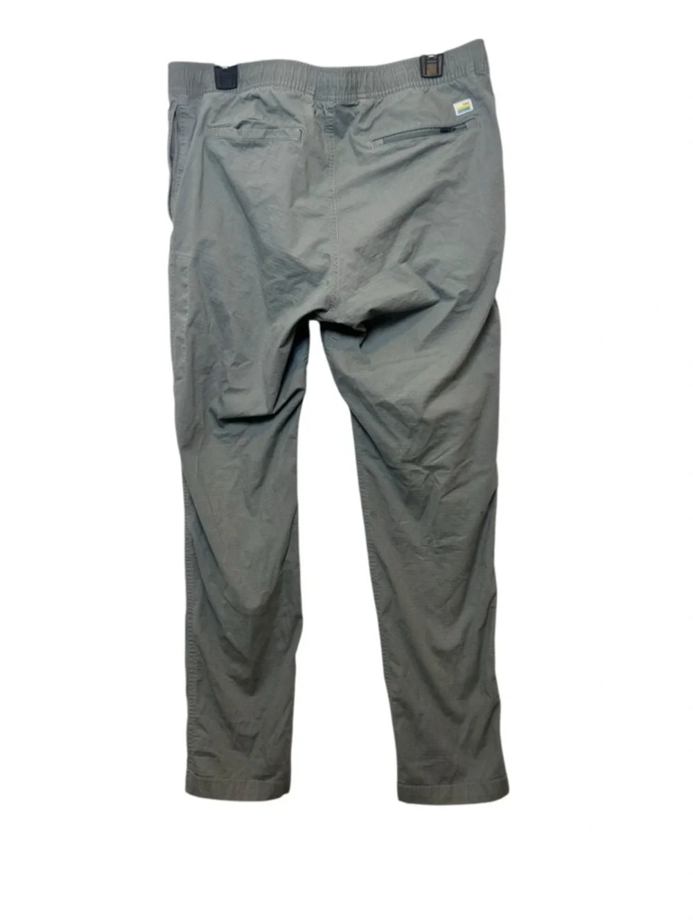 Vuori Men’s Gray Ripstop Drawstring Performance Pants Athletic Travel Size Large
